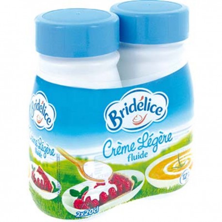 Bridelice Creme Legere Fluide 12% Mg Uht 2X20Cl