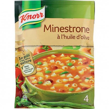 Knorr Minestrone Desh.Huile Olive Knorr 4 Ass 1L