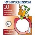 Hutchinson Jnu0030S5 Sachet De 10 Rondelles En Caoutchouc Pour Conserve - Diamètre 70