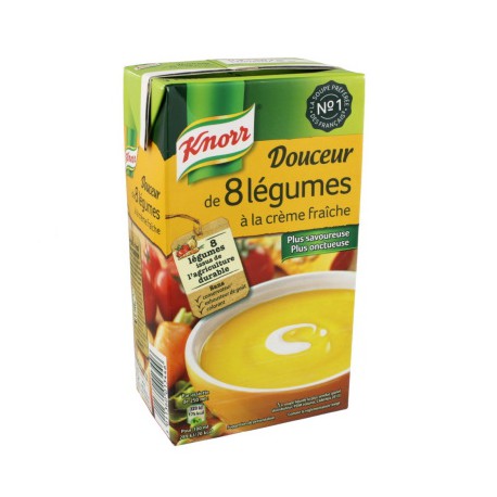 Brick 1L Soupe Douceur 8 Legumes Knorr