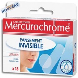 Pansements Invisible Mercurochrome