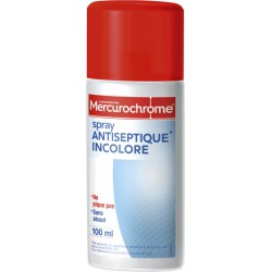Mercurochrome Antiseptique Incolore : Le Spray De 100 Ml