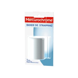 Mercurochrome Bandage-Pansement Bande De Strapping 2,5 M X 6 Cm : La Bande