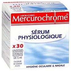 Mercurochrome Serum Physiol. 30Unidoses Steriles De 5Ml