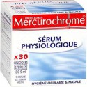 Mercurochrome Sérum Physiologique Hygiène Oculaire Et Nasale : Les 30 Unidoses De 5 Ml