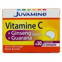 Vitamine C Ginseng De Sibérie Guarana 30 Comprimés À Croquer