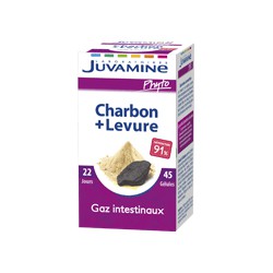 Juvamine Gellules Charbon Levure X44
