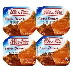 4X125G Creme Dessert Caramel Elle&Vire