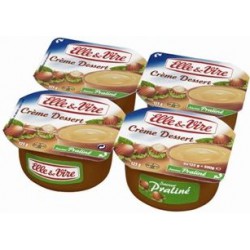 4X125G Creme Dessert Chocolat/Noisette Elle & Vire