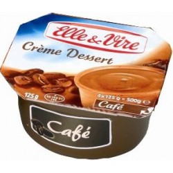 4X125G Creme Dessert Cafe Elle&Vire