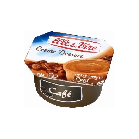 4X125G Creme Dessert Cafe Elle&Vire