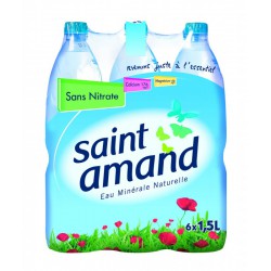 Saint Amand Eau Minerale 6X1.5L