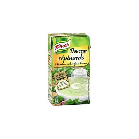 1L Brique Soupe Douceur D Epinards Au Boursin Knorr