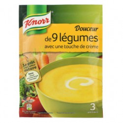 Knorr Soupe Desh.Douceur 9 Lég Touche Crème Knorr 3 Ass