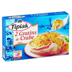 Grat.Crabe 2X110G. Tipiak