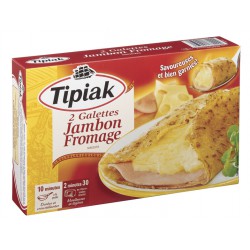 2X125G Galette Jambon/Fromage Tipiak