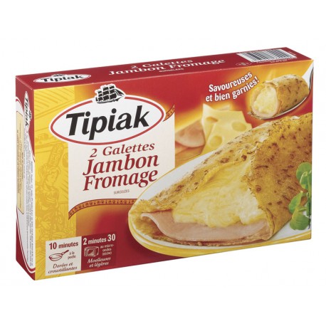 2X125G Galette Jambon/Fromage Tipiak