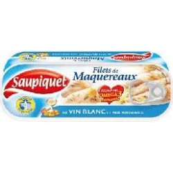 Saupiquet Maquereaux Muscadet 9Aromates 1/2