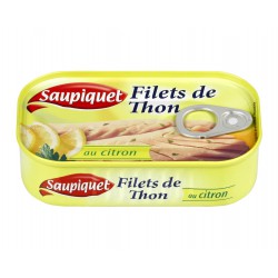 Saupiquet Filets De Thon Au Citron Saupiquet Boîte 1/6 115G