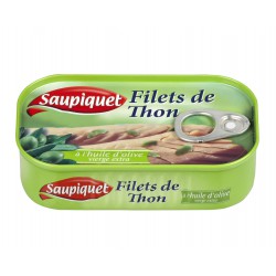 Saupiquet Filet Thon Huile Olive 1/5