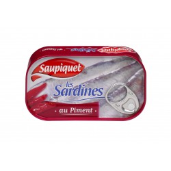 Bte 120G Sardines Entieres Pimentees Saupiquet