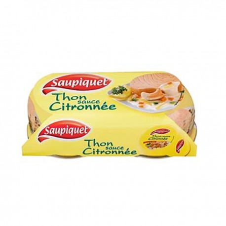Saupiquet Thon Sauce Citronnee 2X1/5