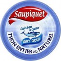 Bte 1/5 Thon Entier Nature Cuit A Cœur Saupiquet