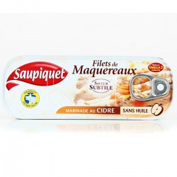 Bte 169G Filet Maquereax/Cidre Saupiquet