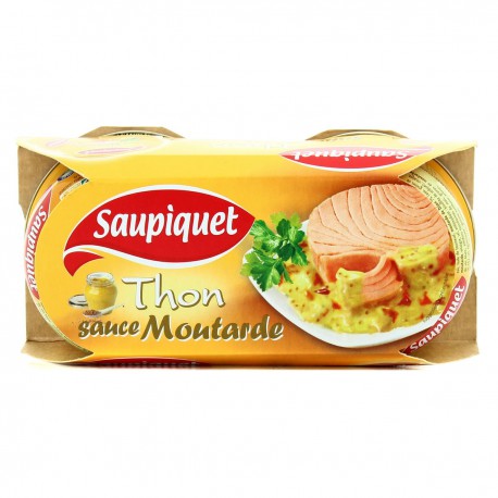 Pack 2X1/6 Thon Sauce Moutarde Saupiquet