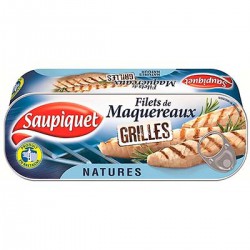 Saupiquet Filet Maquereaux Grillés Natures Saupiquet 120G
