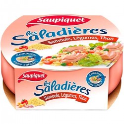 160G Saladiere Semoule/Thon/Legumes Saupiquet