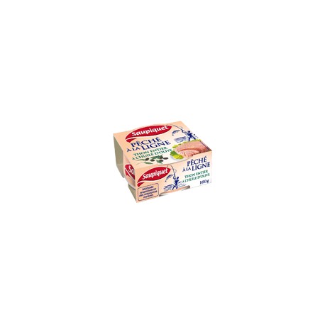 Bte 160G Thon Entier Huile Olive Peche Ligne Saupiquet