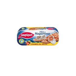 Bte 1/4 Filet De Maquereaux Grilles+Legumes 120G Saupiquet