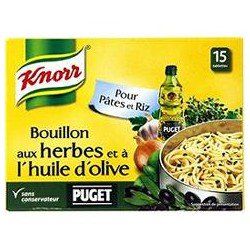 Knorr Bouillon Herbes/Huile Puget Knorr Tablette X15