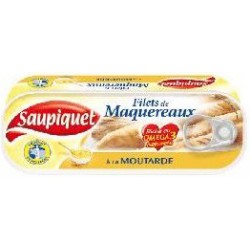 Saupiquet Maquereaux Moutarde 1/2