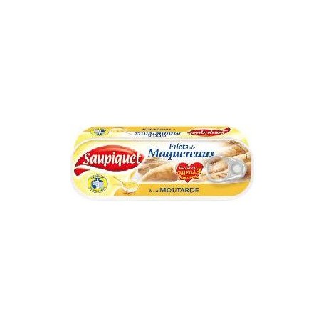 Saupiquet Maquereaux Moutarde 1/2