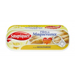 Saupiquet Filet Maquereaux Moutarde 1/3