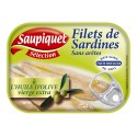 Saupiquet Filet Sardine Huile Olive 1/5