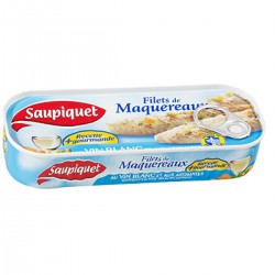 Saupiquet Filet Maquereaux Marine Muscadet 1/3