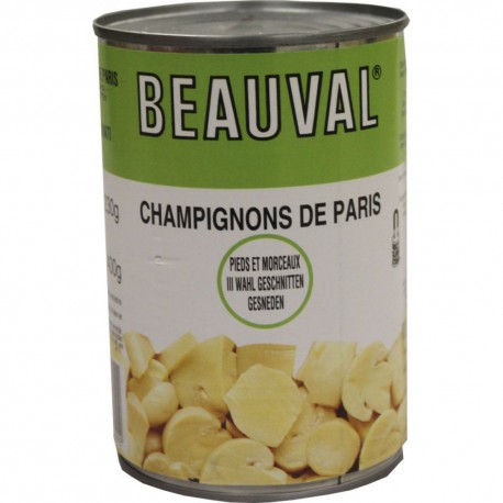 Bte 1/2 Champignon Pied/Morceaux Beauval