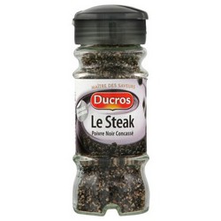 Ducros Poivre Steak Noir Flacon 38G