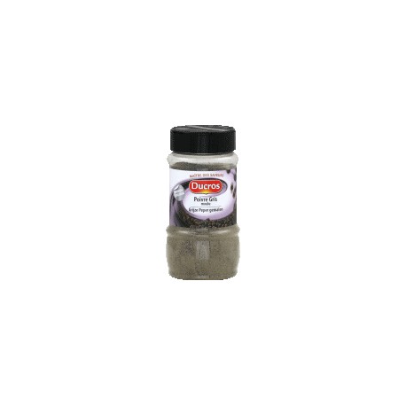 Ducros Poivre Gris Moulu Flacon 200G