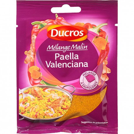 Ducros Epice Paella Valenciana Sachet Malin 20G