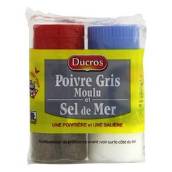 Ducros Tube Sel Et Poivre 68G