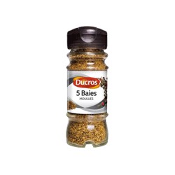 Ducros Poivre 5 Baies Moulues 35G