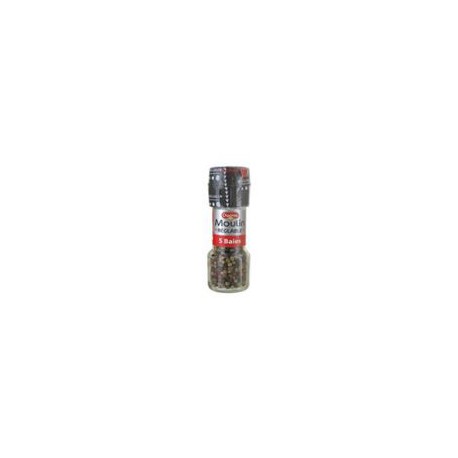 Flacon Moulin Réglable 5 Baies 24G Ducros