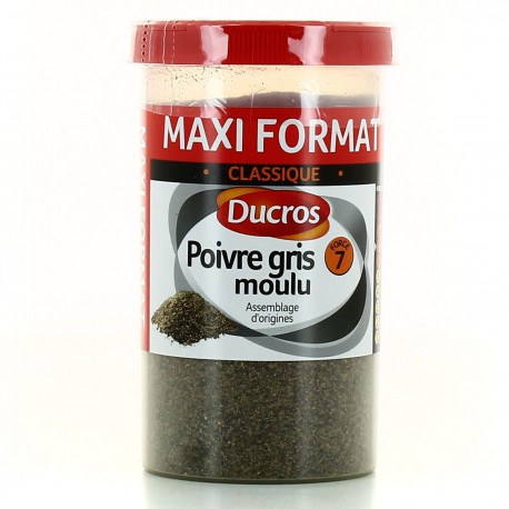 90G Poivre Gris Moulu Ducros
