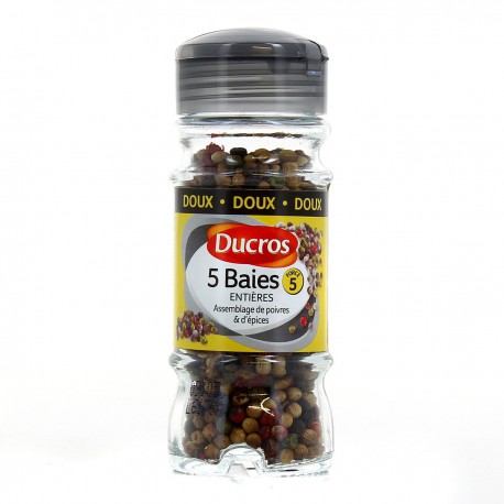 30G Flacon 5 Baies Grains Doux Ducros
