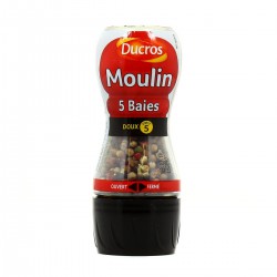 Ducros Mln Poivre 5 Baies 24G