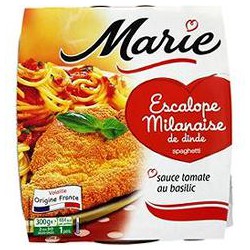 300G Escalope Milanaise Spagetti/Basilic Marie